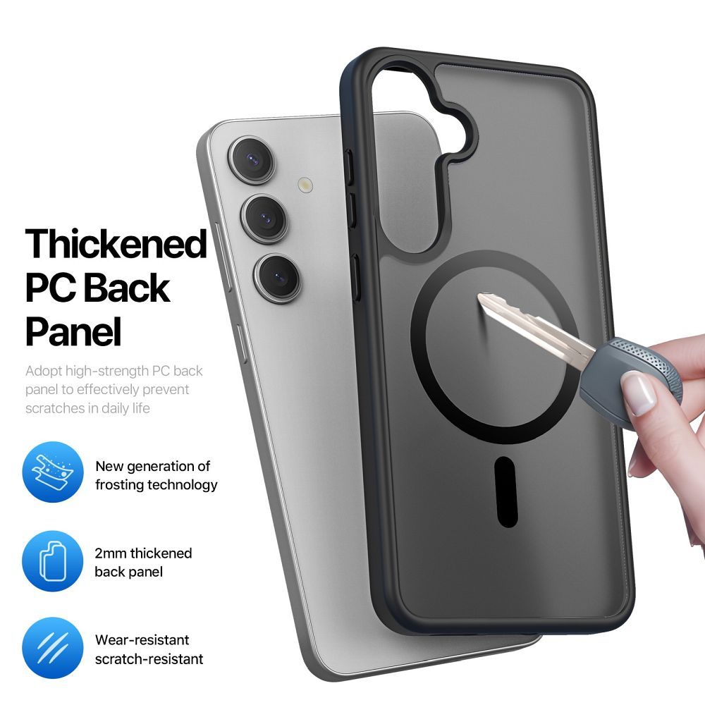 DUX DUCIS case YIND compatible with MagSafe for SAMSUNG S25 Plus black