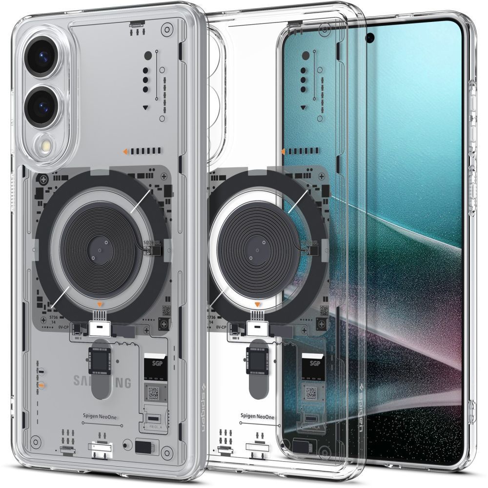 SPIGEN case ULTRA HYBRID MAG compatible with MagSafe for SAMSUNG S25 Edge neo one