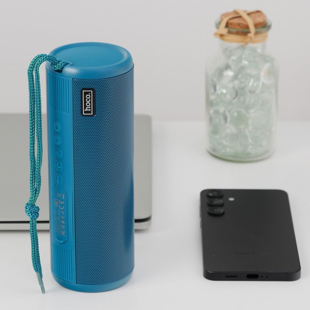 HOCO bluetooth speaker + flashlight HC11 Bora sports peacock blue