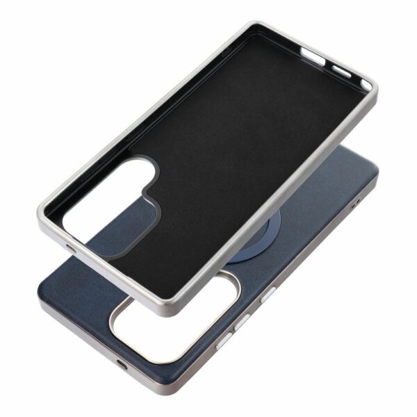 GENTLEMAN MAG COVER Case compatible with MagSafe for SAMSUNG S25 navy blue