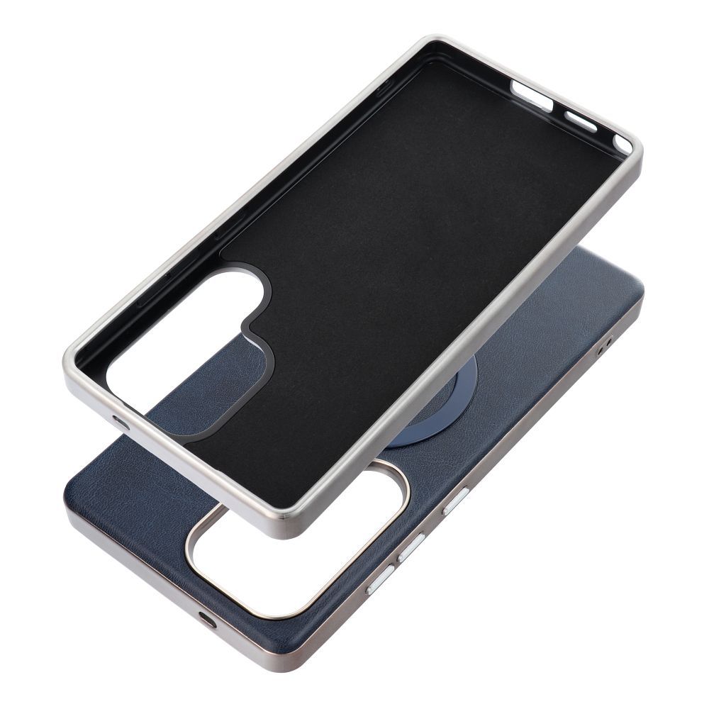 GENTLEMAN MAG COVER Case compatible with MagSafe for SAMSUNG S25 navy blue