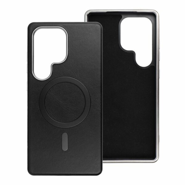 GENTLEMAN MAG COVER Case compatible with MagSafe for SAMSUNG S25 ULTRA black