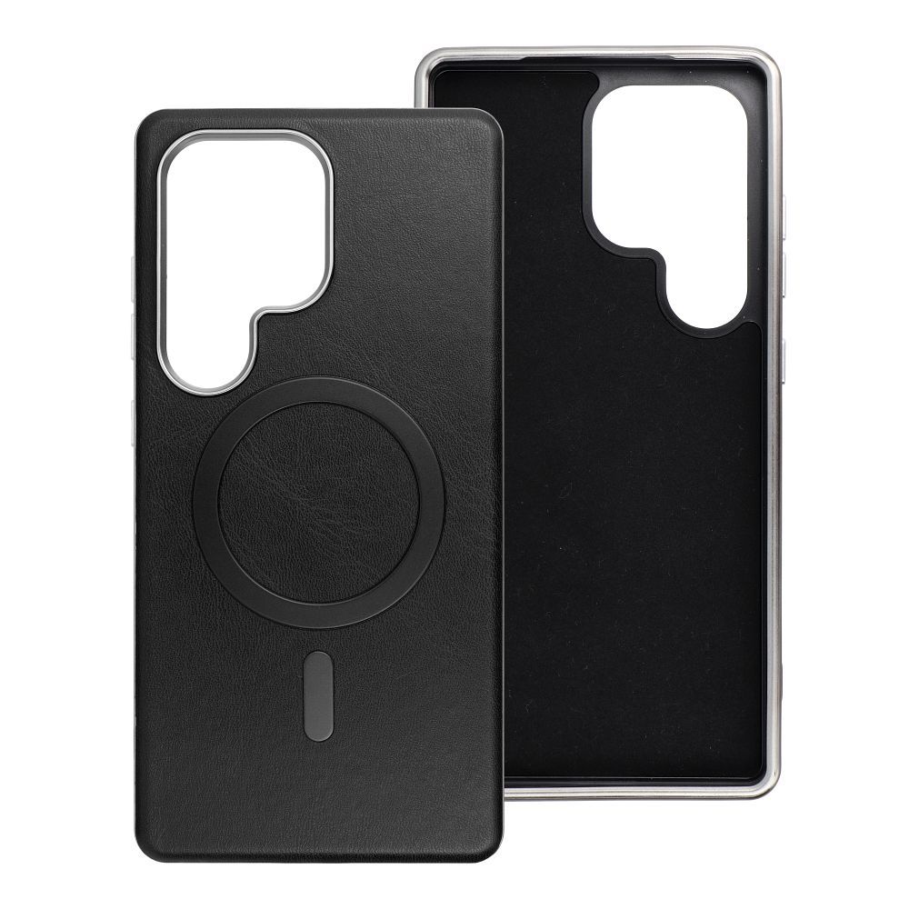 GENTLEMAN MAG COVER Case compatible with MagSafe for SAMSUNG S25 ULTRA black
