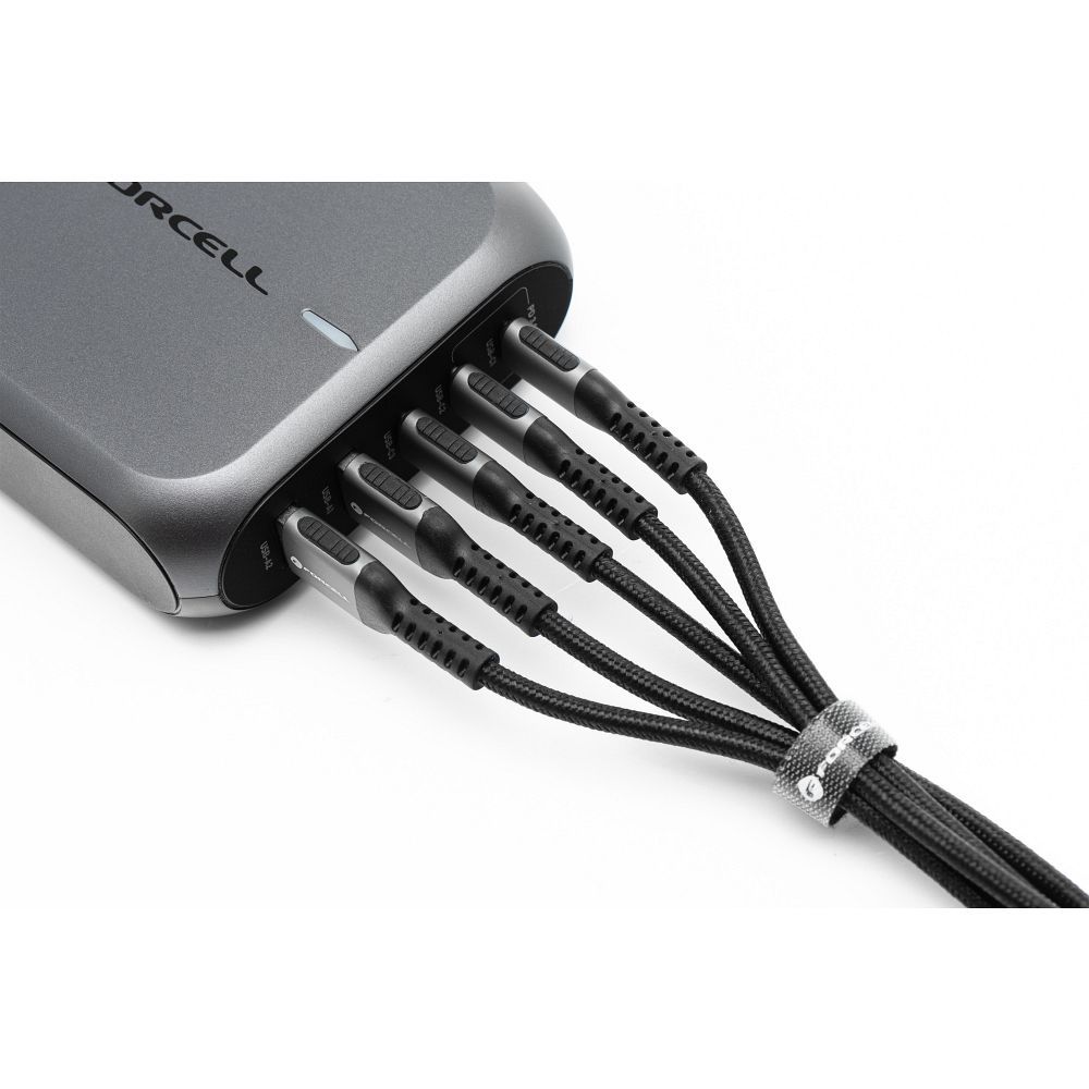 FORCELL F-ENERGY C257 cable USB A to Lightning 2,4A 12W Cafule 2 m black
