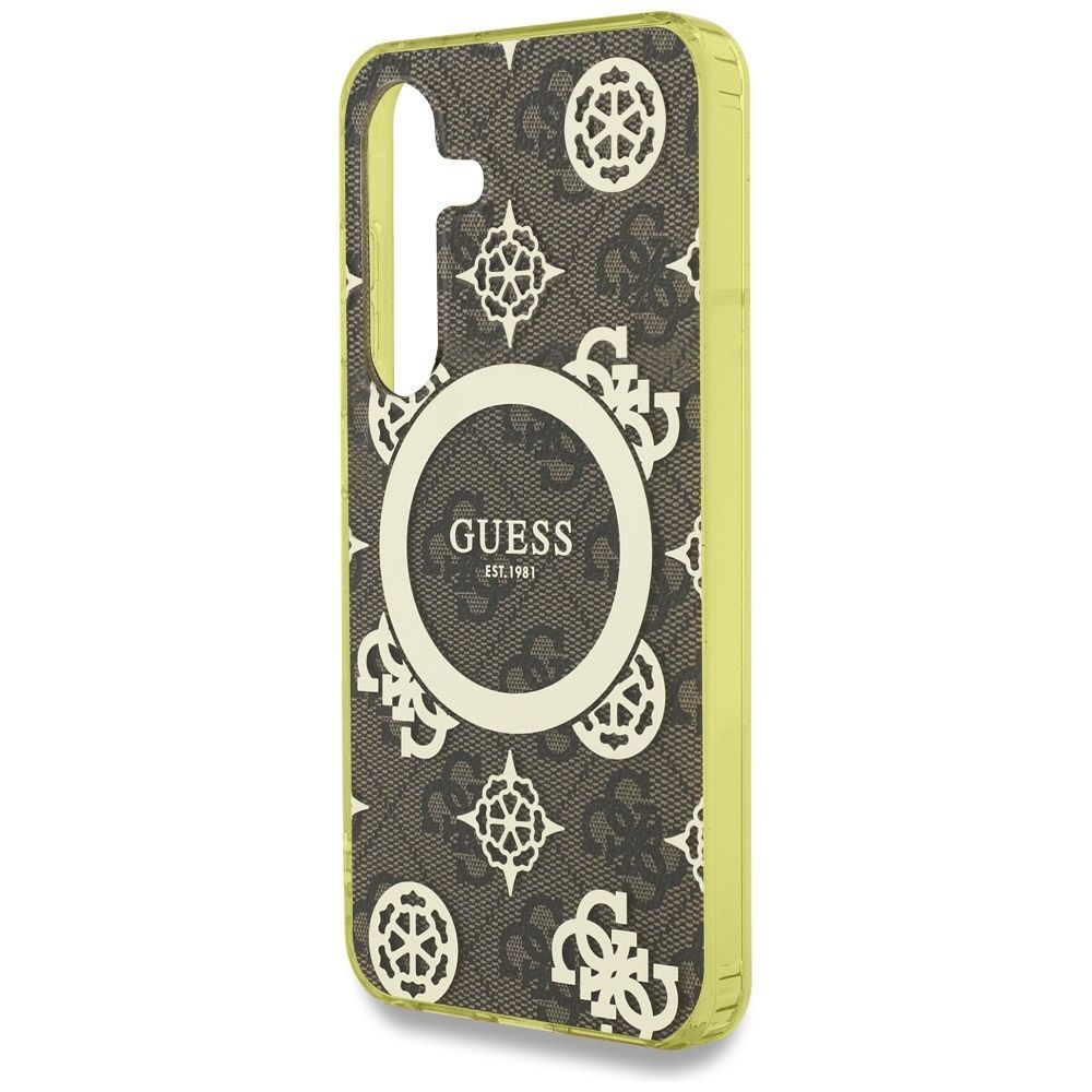 Θήκη Κινητού GUESS Samsung S25 Magnetic IML Peony Brown