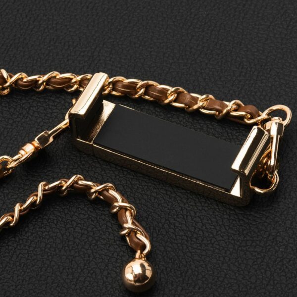 Chain / Rope with holder GLAMOUR fit all models 80mm max width BLACK