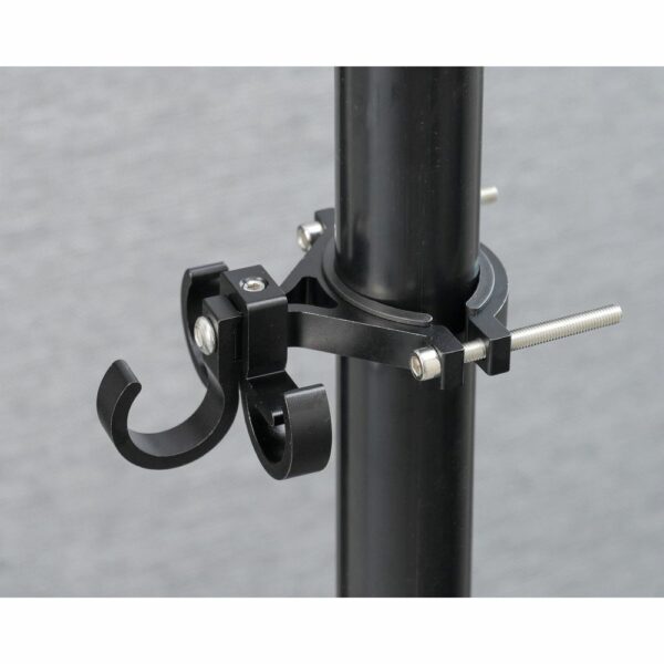 Hook for shopping with three loops for bike / scooter aluminum FS366-001 black