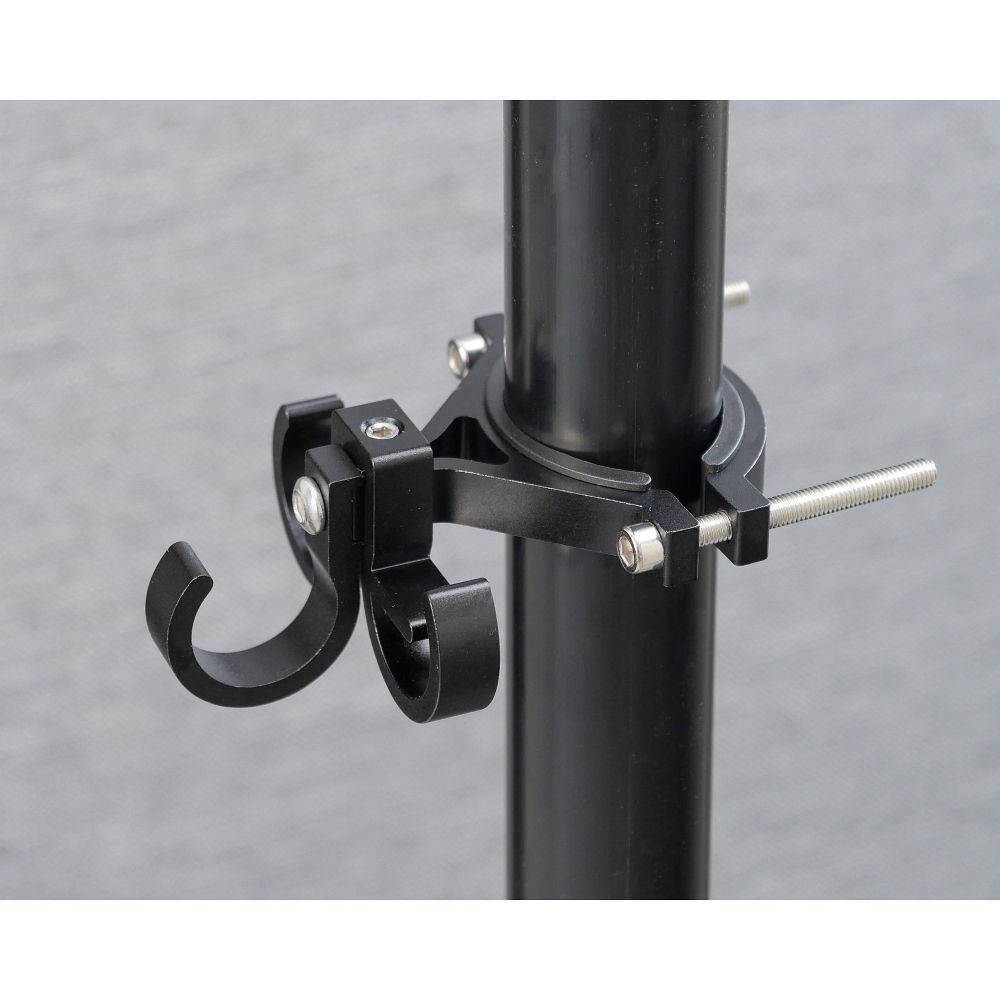 adcc077edc5660ab0adbf6b847e3cd02 Hook for shopping with three loops for bike / scooter aluminum FS366-001 black