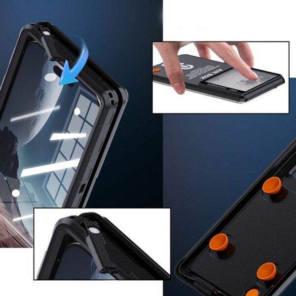 Waterproof case SHELLBOX AIRBOX MAX 6.9 universal black