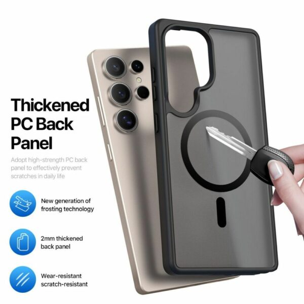 DUX DUCIS case YIND compatible with MagSafe for SAMSUNG S25 Ultra black