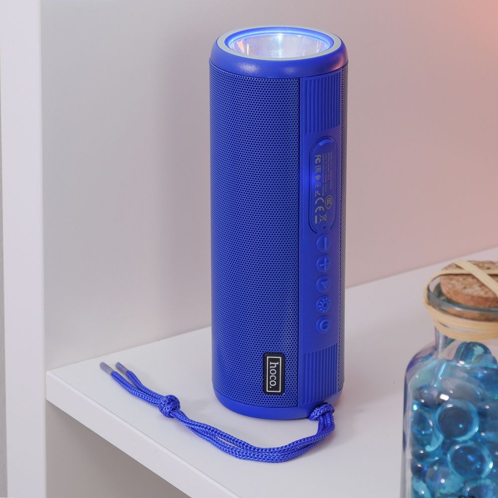 HOCO bluetooth / wireless speaker + flashlight Bora sports HC1 blue