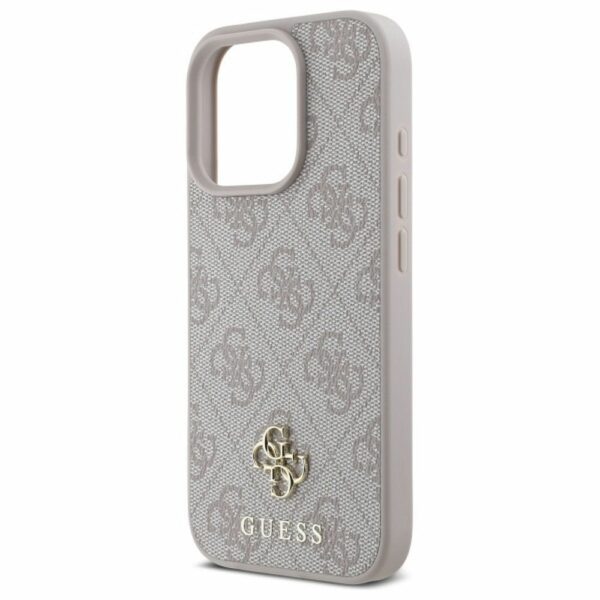 GUESS case for IPHONE 16 Pro compatible with MagSafe GUHMP16LP4SM4MP (PU 4G Small and Classic) pink