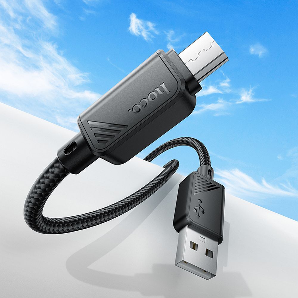 HOCO cable USB A to Micro USB 2,4A X113 1 m black