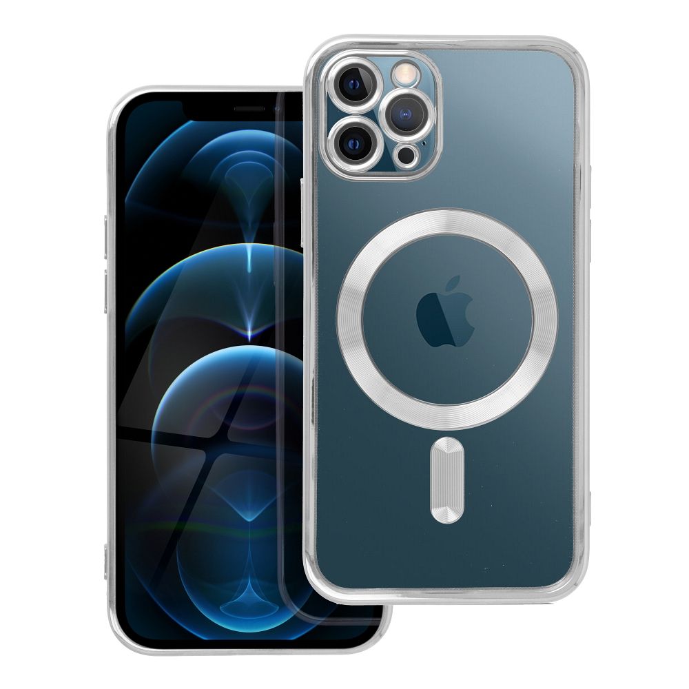 ELECTRO MAG COVER case compatible with MagSafe for IPHONE 11 Pro silver