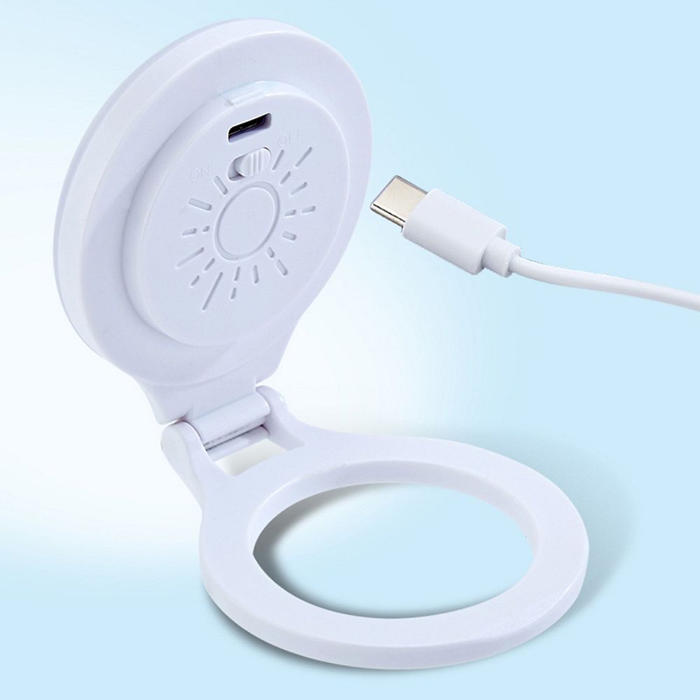 Magnetic phone stand with light compatible with MagSafe L8 white