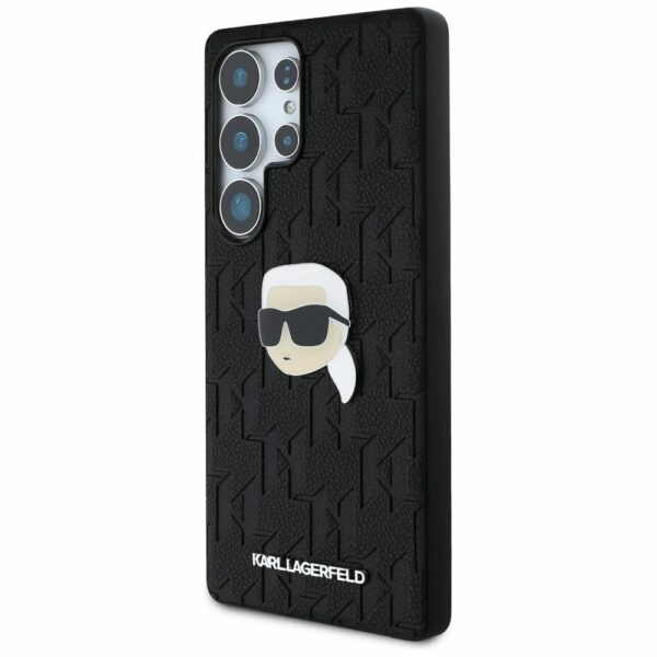 KARL LAGERFELD case for SAMSUNG S25 Ultra KLHCS25LPGKLKIPK (PU Monogram K. Head Pin) black