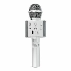 Multimedia karaoke microphone CR58S HQ silver