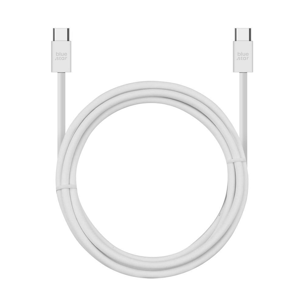 BLUE STAR cable Type C to Type C 6A 60W QC4.0 Q28 1 m white