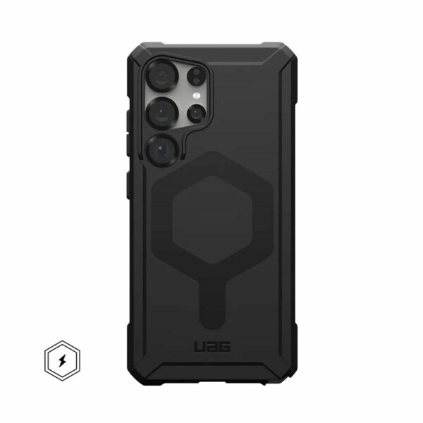UAG Urban Armor Gear case ESSENTIAL ARMOR MAGNET with built-in magnet for SAMSUNG S25 Ultra 5G black