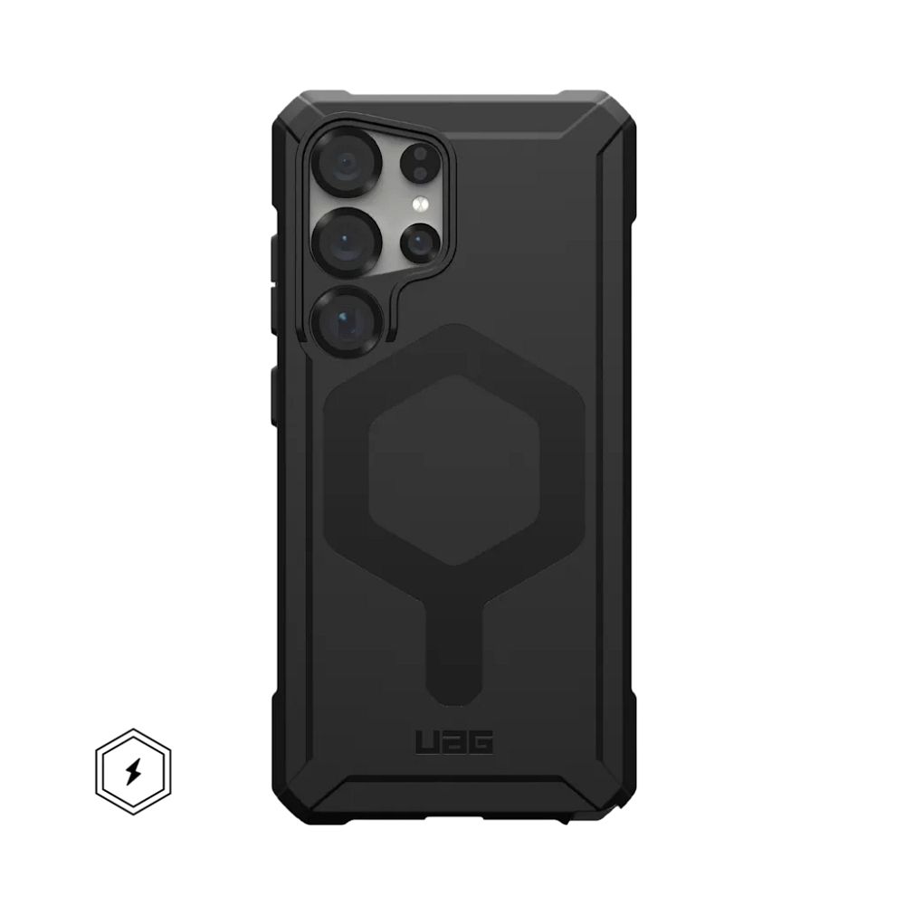 UAG Urban Armor Gear case ESSENTIAL ARMOR MAGNET with built-in magnet for SAMSUNG S25 Ultra 5G black