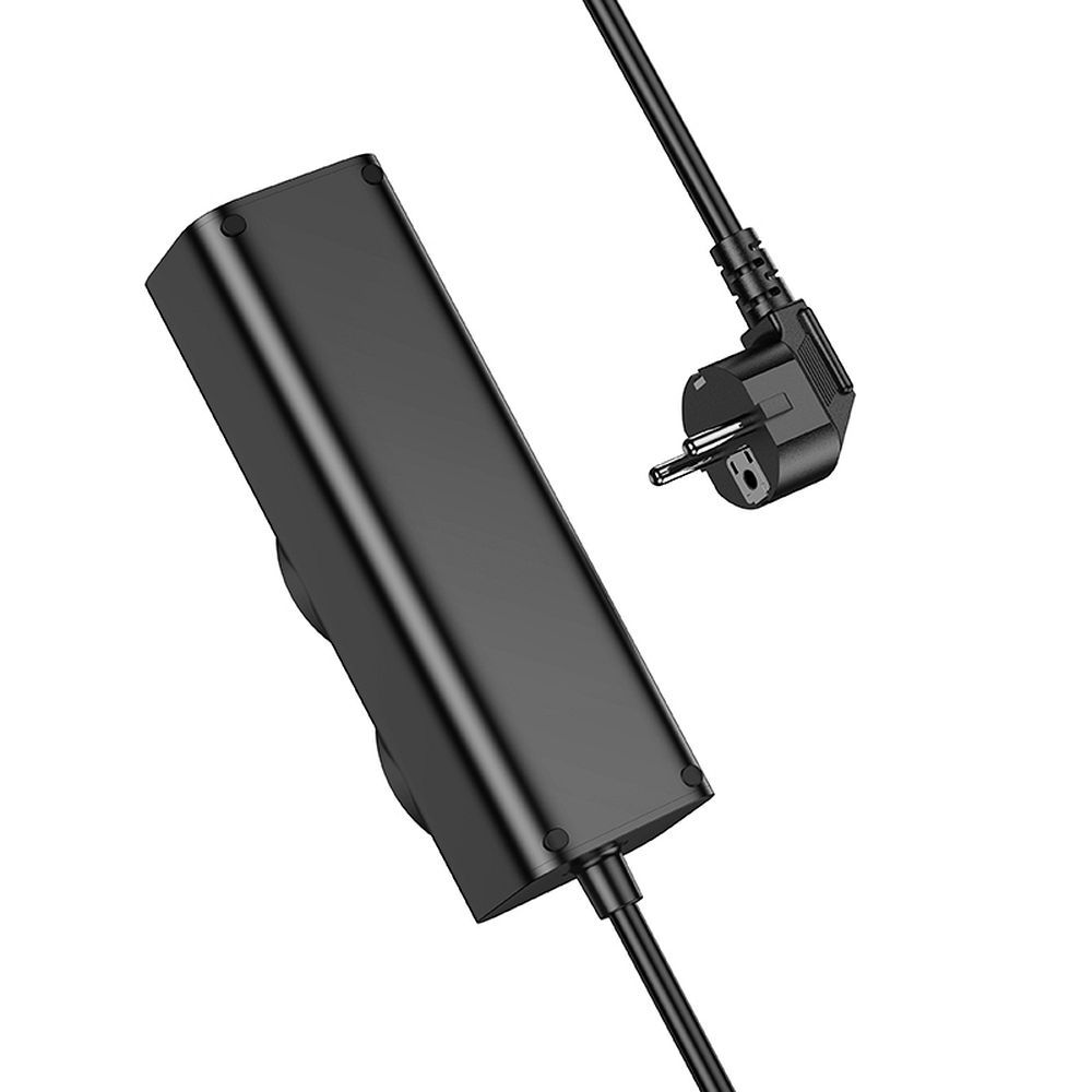HOCO extension cord 2 socket + USB A + 3 x Type C PD QC3.0 3A 67W NS10 2 m black