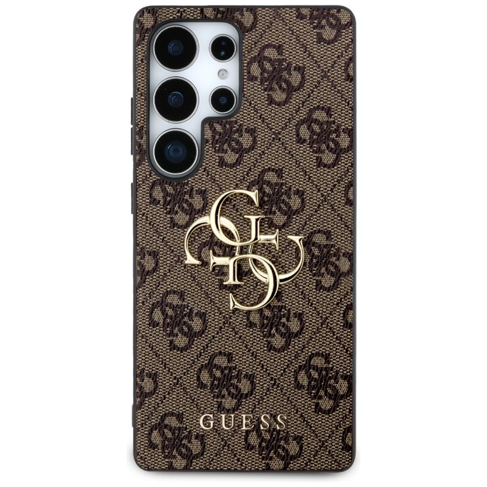 Θήκη Κινητού GUESS για Samsung S25 Ultra GUHCS25L4GMGBR Δερμάτινη Καφέ με Λογότυπο