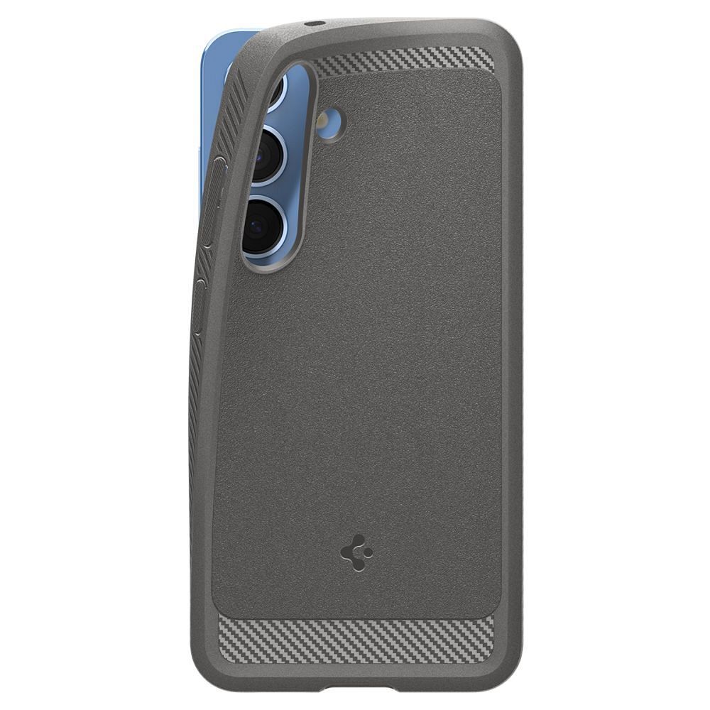 SPIGEN case RUGGED ARMOR MAG compatible with MagSafe for SAMSUNG S25 marble grey