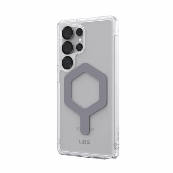 UAG Urban Armor Gear case PLYO PRO with built-in magnet for SAMSUNG S25 Ultra 5G ice / silver