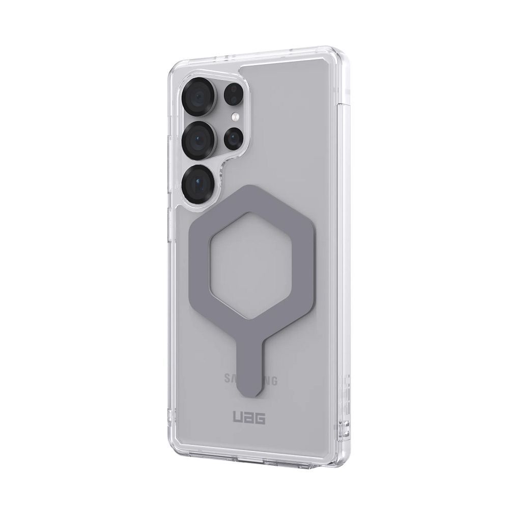 UAG Urban Armor Gear case PLYO PRO with built-in magnet for SAMSUNG S25 Ultra 5G ice / silver