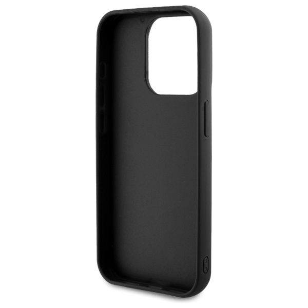 KARL LAGERFELD case for IPHONE 15 Pro Max KLHCP15X3DRKSDLK (3D Rubber Signature) black