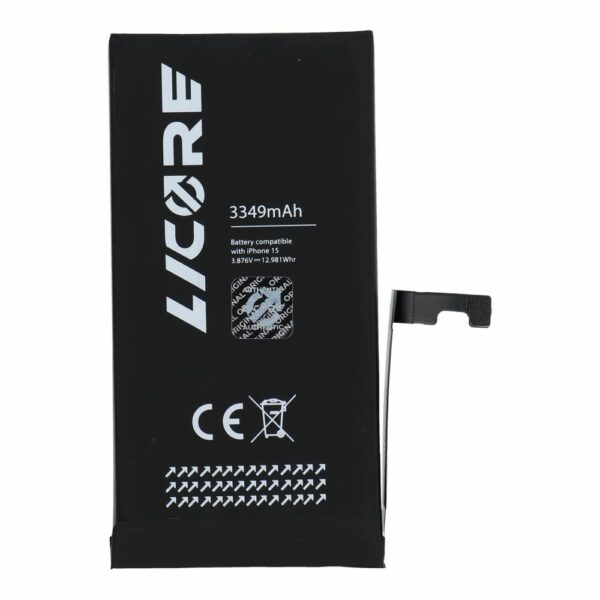 LICORE battery for IPHONE 15 3349 mAh