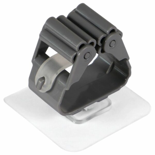 Wall-mounted broom mop holder self-adhesive RC-K-1152 gray