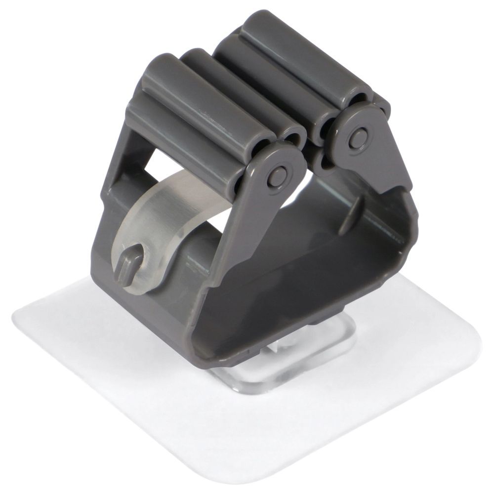 Wall-mounted broom mop holder self-adhesive RC-K-1152 gray
