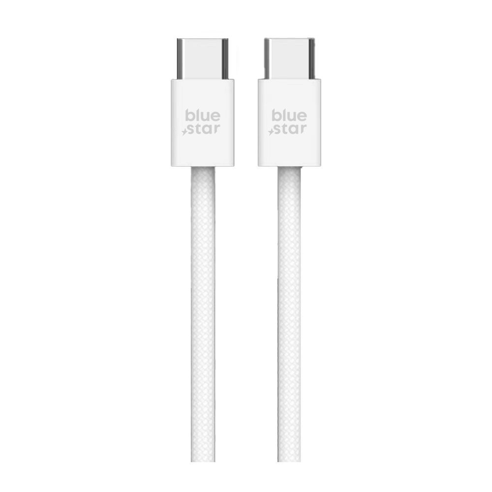 BLUE STAR cable Type C to Type C 6A 60W QC4.0 Q28 1 m white