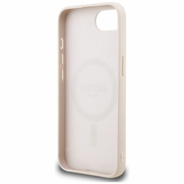 GUESS case for IPHONE 16e (SE 4 2025) compatible with MagSafe GUHMPSE4P4SM4MP (PU 4G Small 4G and Classic) pink