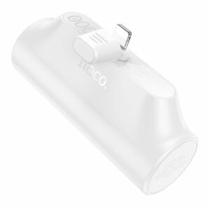 HOCO Powerbank 3000mAh με Ενσωματωμένο Lightning Connector J147 Λευκό