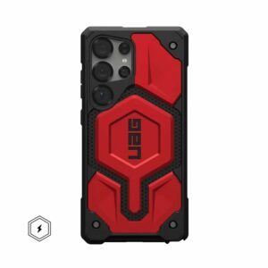UAG Urban Armor Gear case MONARCH PRO with built-in magnet for SAMSUNG S25 Ultra 5G crimson