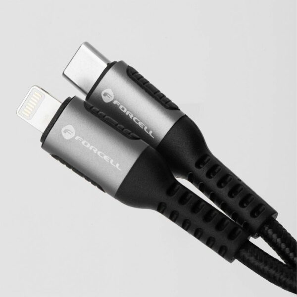 FORCELL F-ENERGY C259 cable Type C to Lightning PD 3A 27W Cafule 2 m black