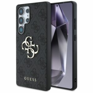 Θήκη Κινητού GUESS για Samsung S25 Ultra Μαύρη με Λογότυπο (4G PU) GUHCS25L4GMGGR