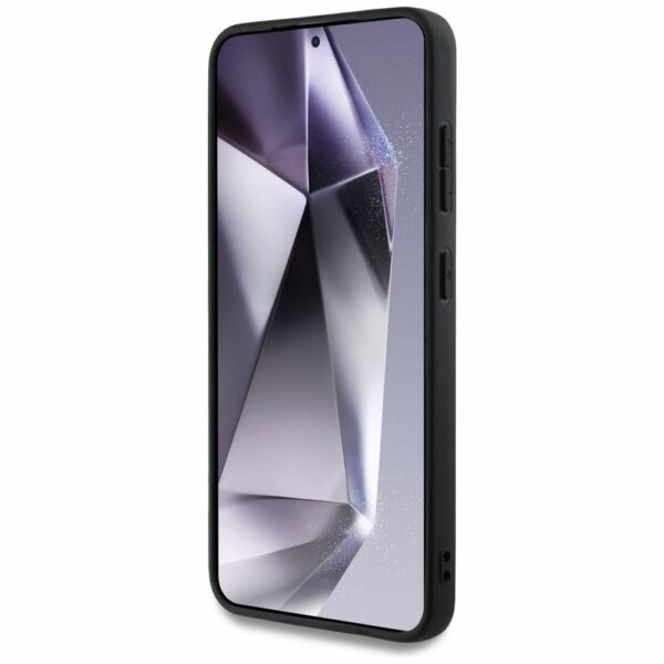 Θήκη Κινητού GUESS Samsung S25 PU Grained Big 4G Logo Μαύρη