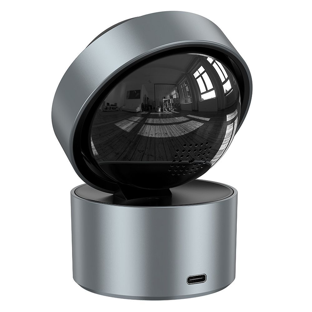 HOCO indoor camera adjustable in two planes with night mode Full HD D5 silver