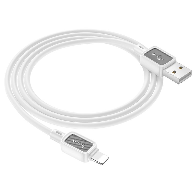 HOCO cable USB A to Lightning 2,4A X108 1 m white
