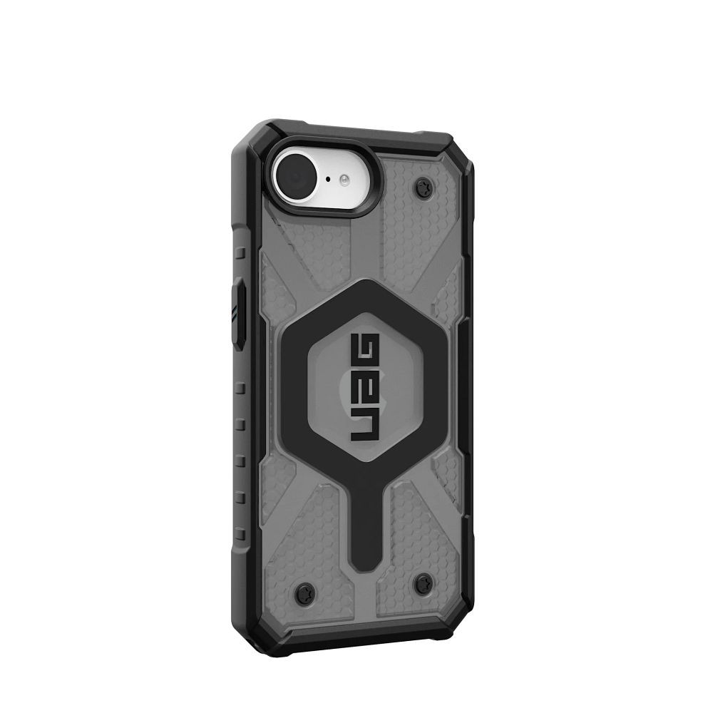 Θήκη UAG Pathfinder Clear MagSafe για iPhone 16e (Απόχρωση Άσπρης Στάχτης)