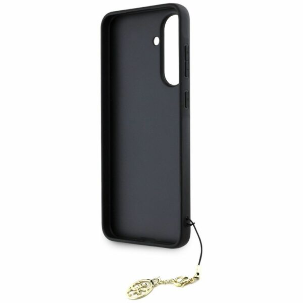 GUESS case for SAMSUNG A56 GUHCSA56GF4GGR (PU 4G Charm) black