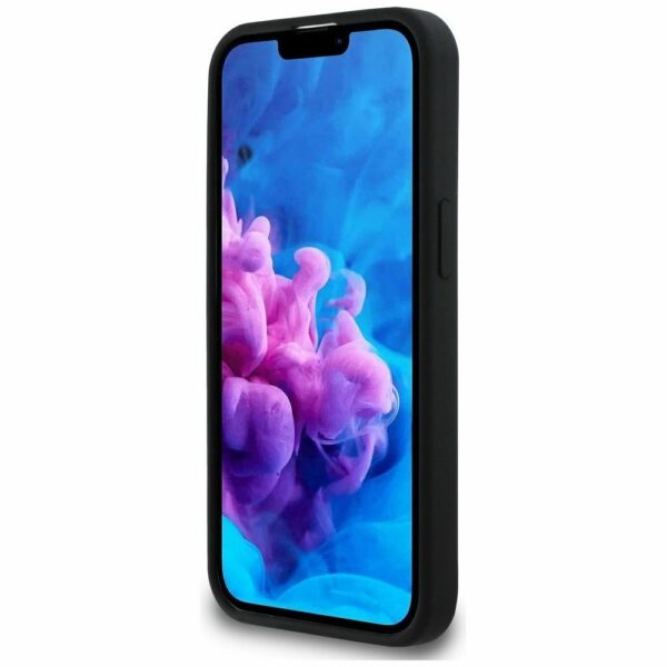 GUESS case for IPHONE 16e (SE 4 2025) compatible with MagSafe GUHMPSE4SMBSLK (Silicone Script Metal Logo) black