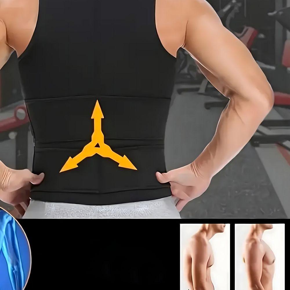 Men's training neoprene vest RC-K-1365 size S black
