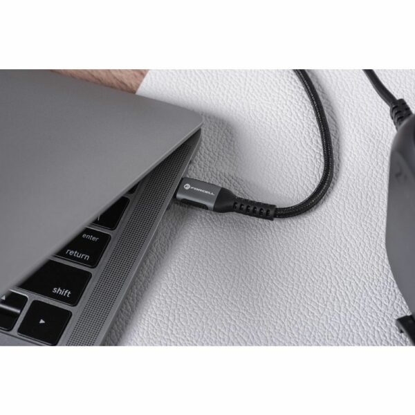 FORCELL F-ENERGY C257 cable USB A to Lightning 2,4A 12W Cafule 2 m black