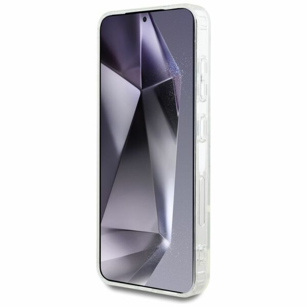 KARL LAGERFELD case for SAMSUNG S25 KLHMS25SHLSKCH (Magnetic IML Metal KC Heads) white