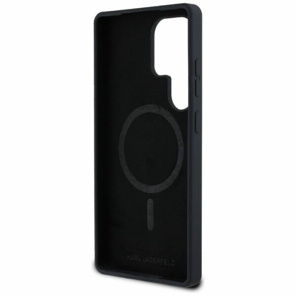 KARL LAGERFELD case for SAMSUNG S25 Ultra KLHMS25LSKCHTCK (Magnetic Silicone Double Heads) black