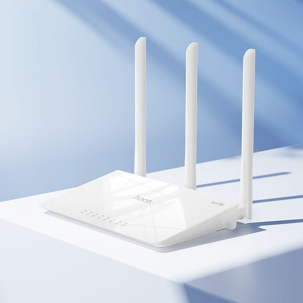 HOCO wireless router WiFi4 HI30 white